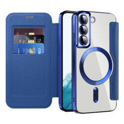 Husa Samsung Galaxy S22 5G Techsuit SmartMag Book Case, albastru