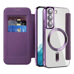 Husa Samsung Galaxy S22 5G Techsuit SmartMag Book Case, mov