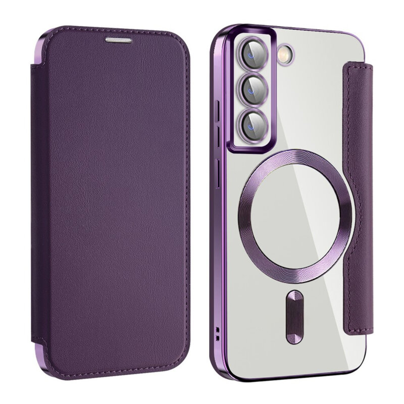 Husa Samsung Galaxy S22 5G Techsuit SmartMag Book Case, mov