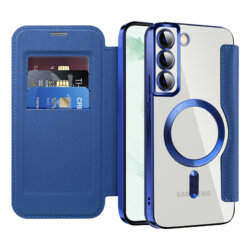 Husa Samsung Galaxy S22 Plus 5G Techsuit SmartMag Book Case, albastru