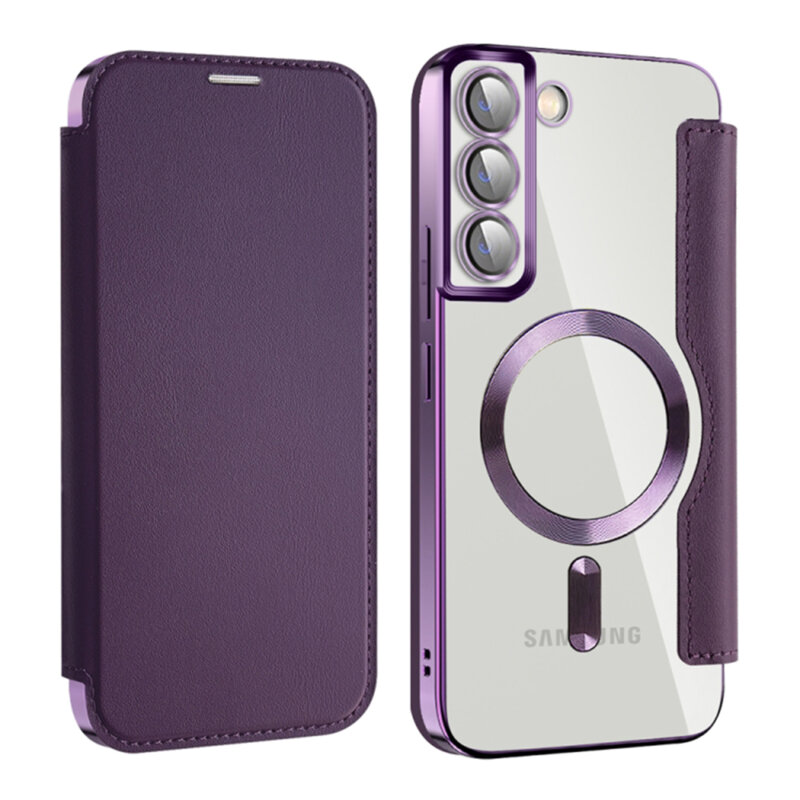 Husa Samsung Galaxy S22 Plus 5G Techsuit SmartMag Book Case, mov
