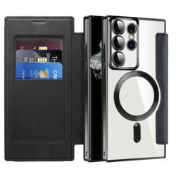 Husa Samsung Galaxy S22 Ultra 5G Techsuit SmartMag Book Case, negru