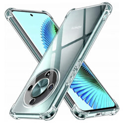 Husa Honor Magic6 Lite Techsuit Shockproof Clear Silicone, transparenta