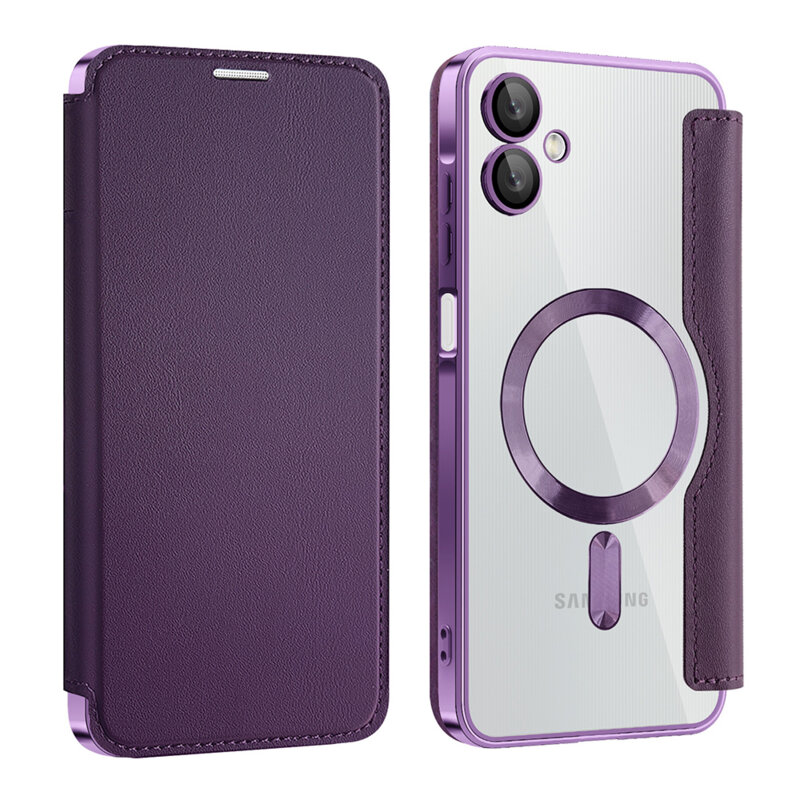 Husa Samsung Galaxy A06 Techsuit SmartMag Book Case, mov