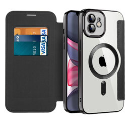 Husa iPhone 11 Techsuit SmartMag Book Case, negru