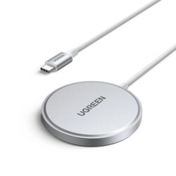 Incarcator wireless magnetic Qi2 Ugreen, 15W, alb, 35565