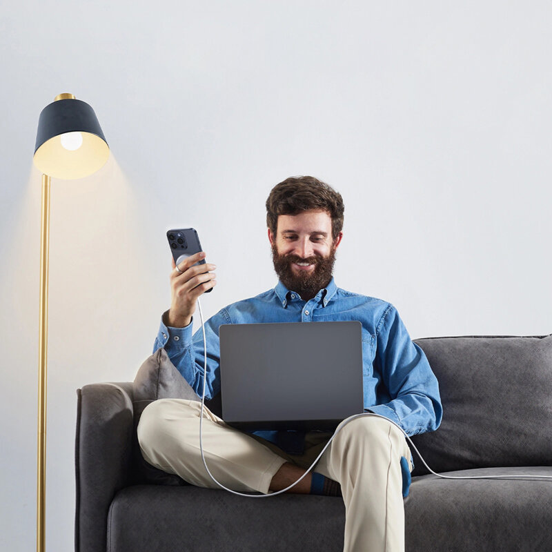 Incarcator wireless magnetic Qi2 Ugreen, 15W, gri, 55206