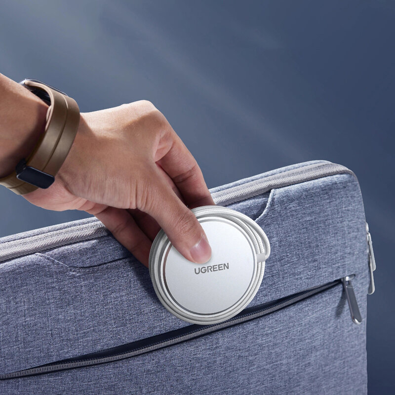 Incarcator wireless magnetic Qi2 Ugreen, 15W, gri, 55206