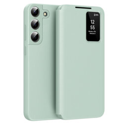 Husa tip carte Samsung Galaxy S22 Plus 5G SmartView Series, verde