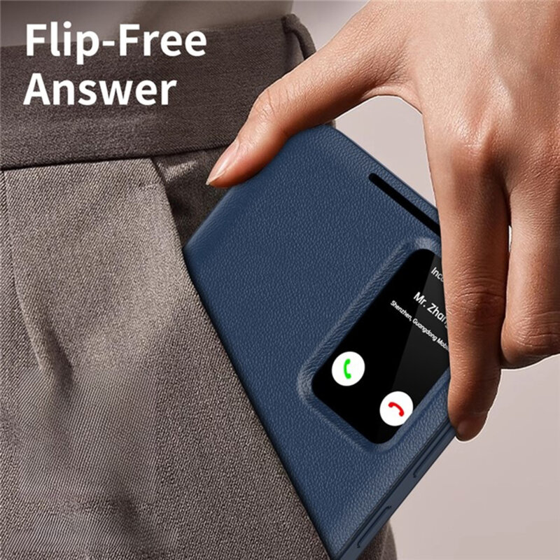 Husa tip carte Samsung Galaxy S25 Ultra SmartView Series, albastru