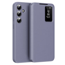 Husa tip carte Samsung Galaxy S25 SmartView Series, mov