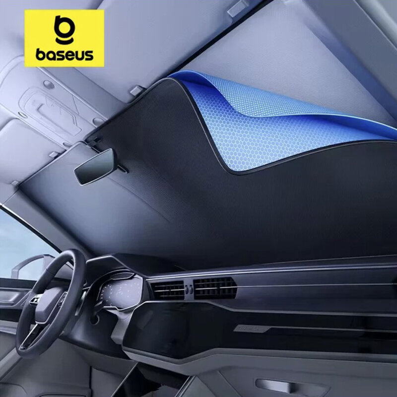 Parasolar auto pliabil Baseus, negru, 80 x 150cm, C0118200