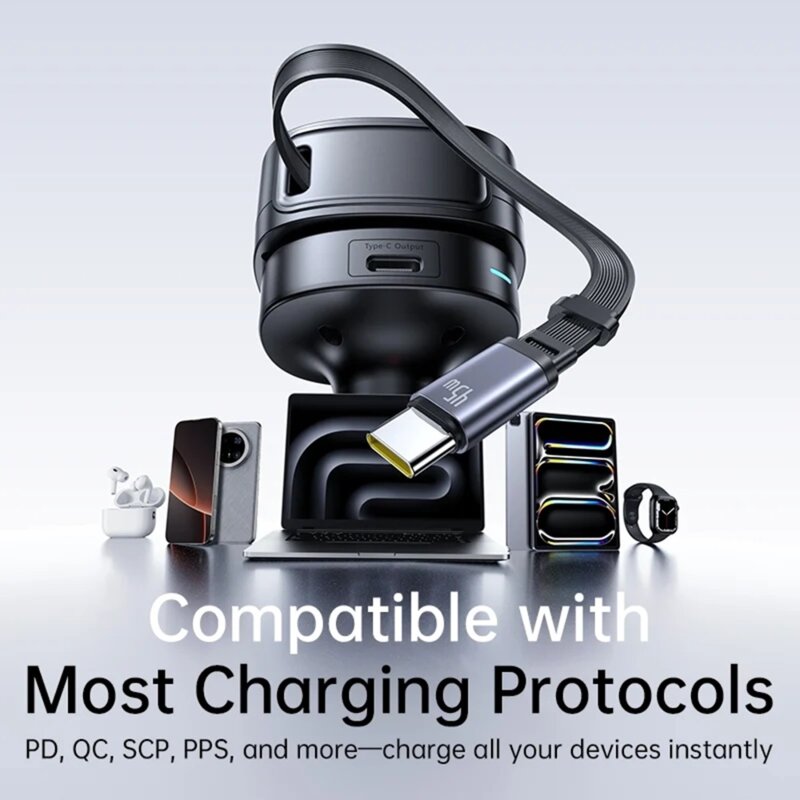 Incarcator auto + cablu 60W Baseus, C00035902121-00