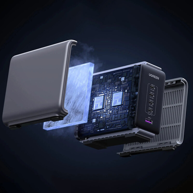 Incarcator retea GaN Super Fast Charge Ugreen, 300W, 2m, 90903B