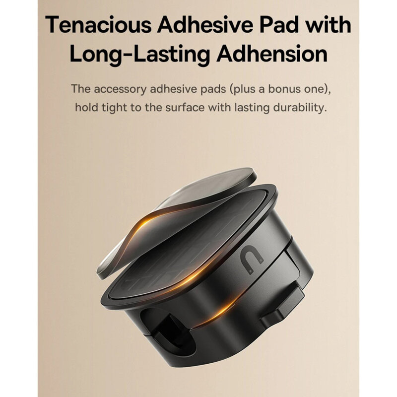 Organizator cabluri 3 bucati, Baseus, negru, B01331106111-00