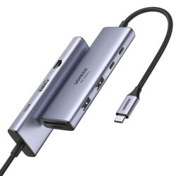HUB 9in1 Type-C la USB, HDMI, Type-C, RJ45, SD/TF Ugreen, 15375