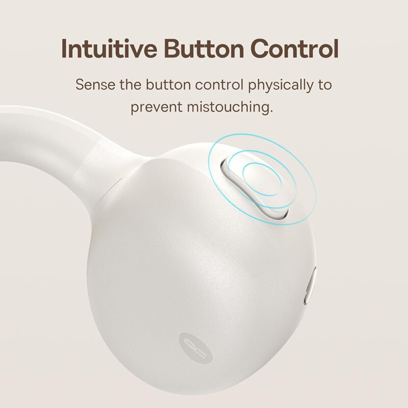 Casti open-ear, Waterproof IP57 Baseus, alb, A00083501226-00