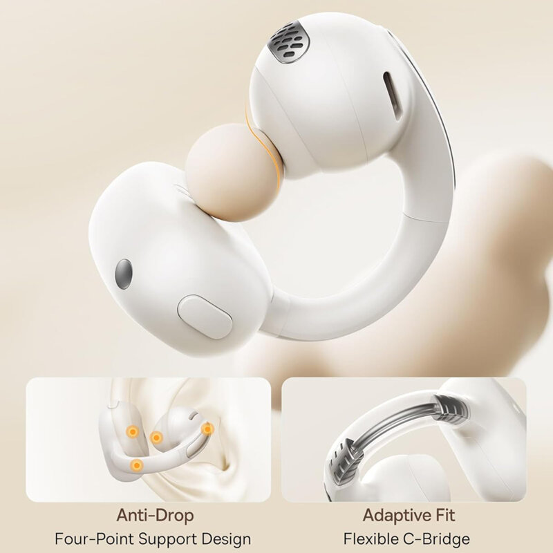 Casti open-ear, Waterproof IP57 Baseus, alb, A00083501226-00