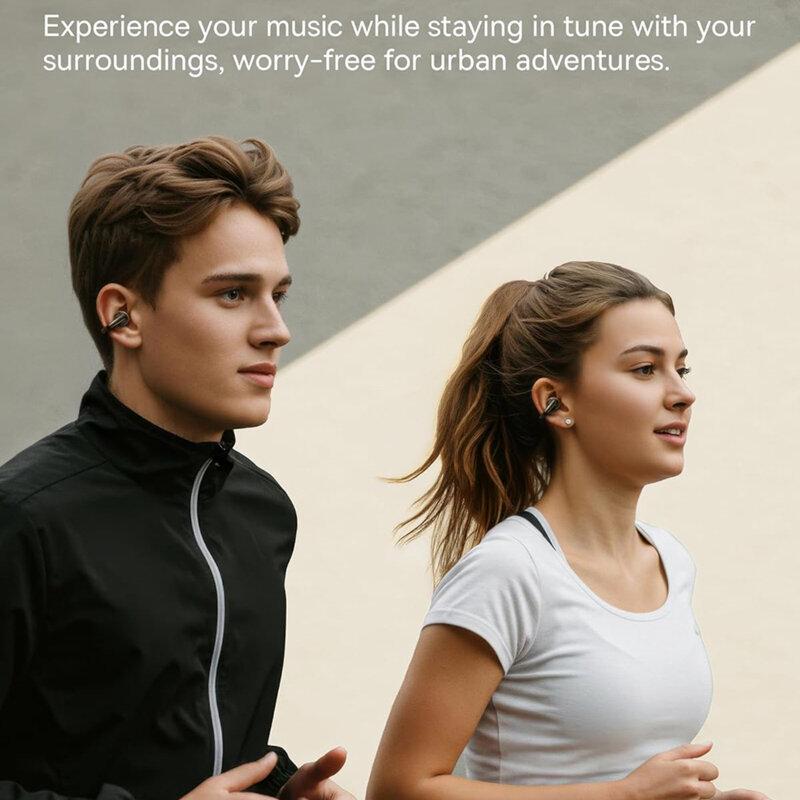 Casti open-ear, Waterproof IP57 Baseus, alb, A00083501226-00