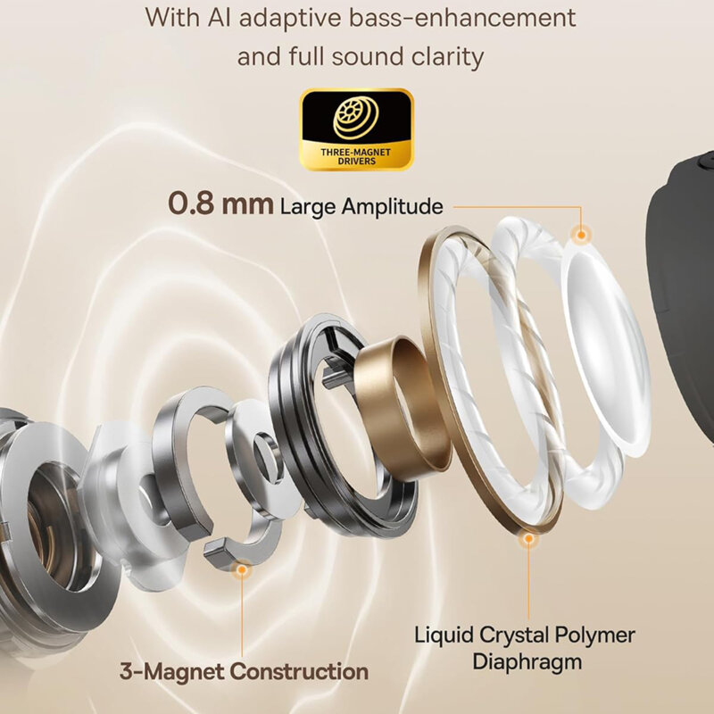 Casti open-ear, Waterproof IP57 Baseus, negru, A00083501126-00