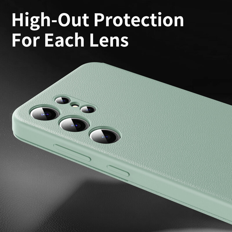 Husa tip carte Samsung Galaxy S24 Ultra SmartView Series, verde