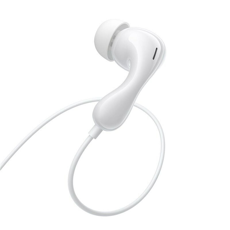 Casti in-ear cu fir Type-C Baseus Encok CZ20, alb