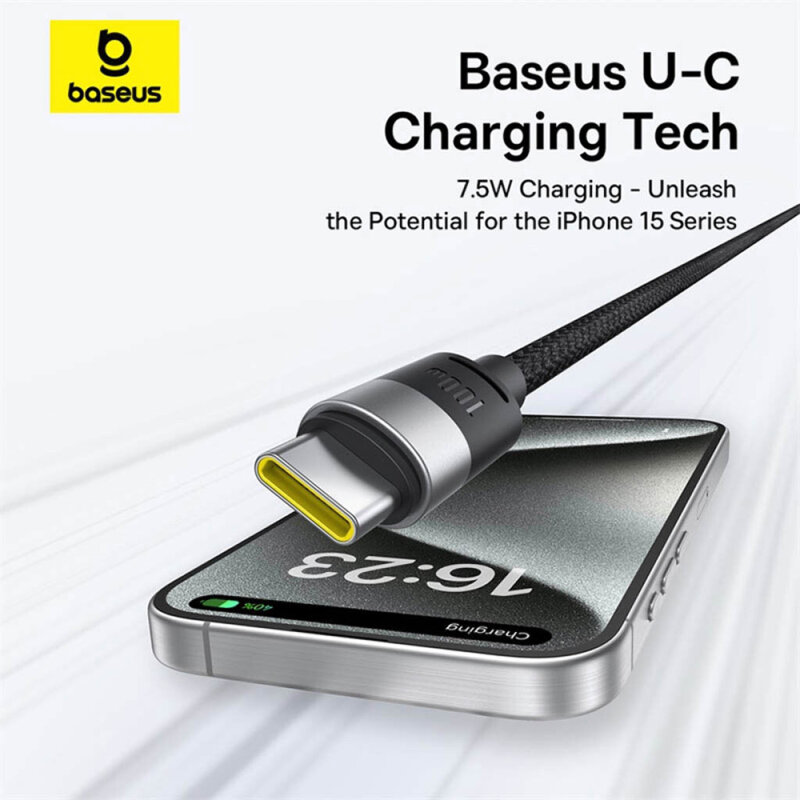 Cablu USB 3in1 Baseus, 100W, 1.5m, alb, P10319900211-00