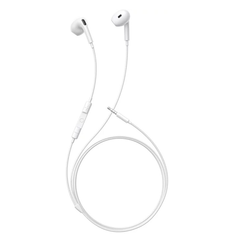 Casti in-ear cu fir Jack 3.5mm Baseus Encok HZ19, alb
