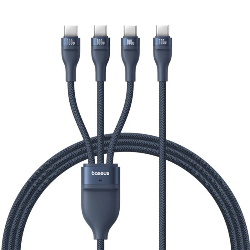Cablu de date tip C Baseus 100W, 1.5m, albastru, P10377503321-00