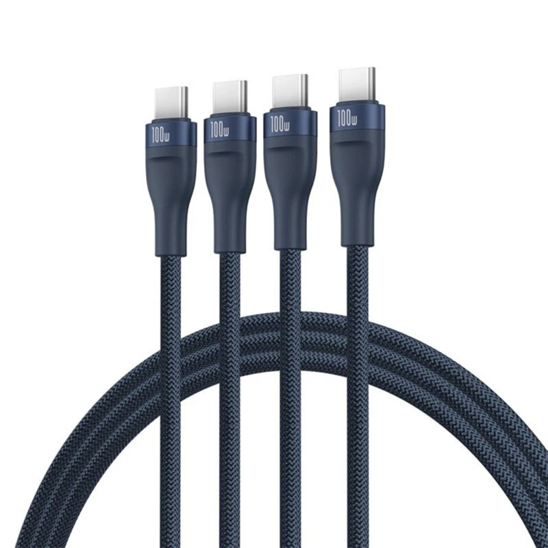 Cablu de date tip C Baseus 100W, 1.5m, albastru, P10377503321-00