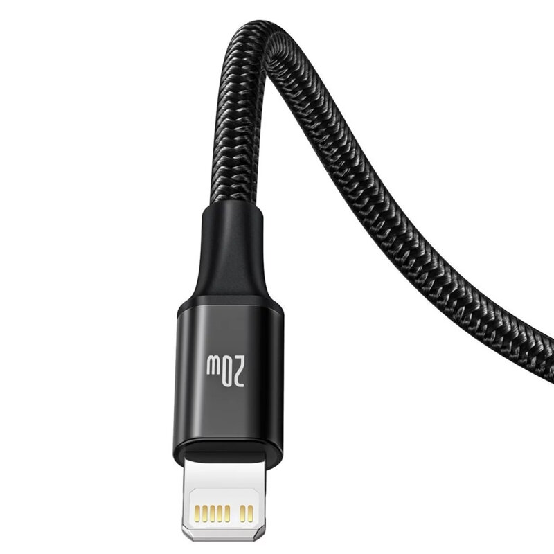 Cablu de date Type-C Baseus, 20W, 1.5m, CAMLT-SC01, negru