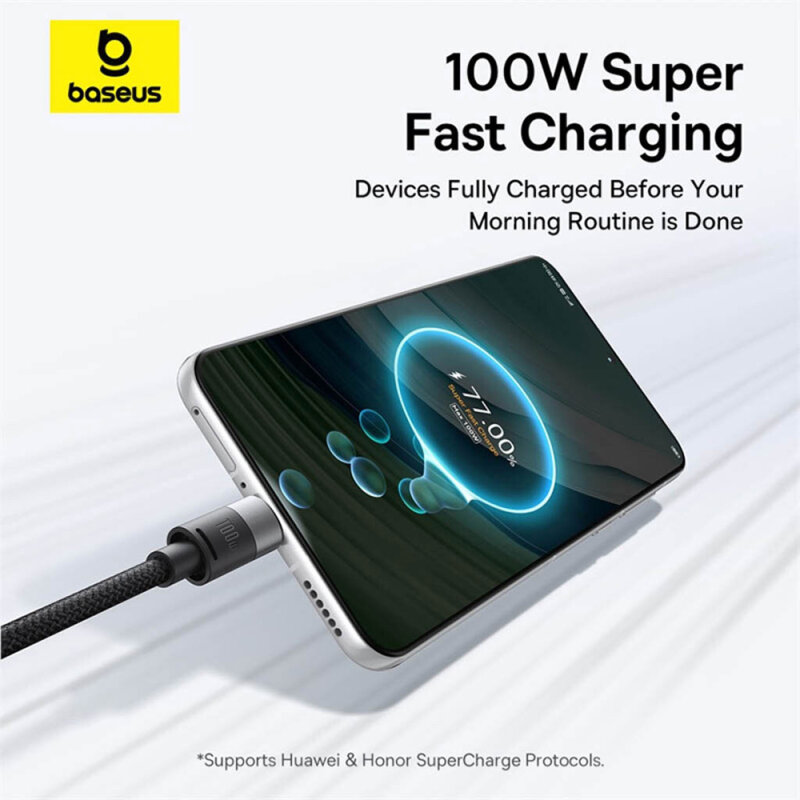 Cablu USB 3in1 Baseus, 3.5A, 0.6m, negru, P10319900111-00