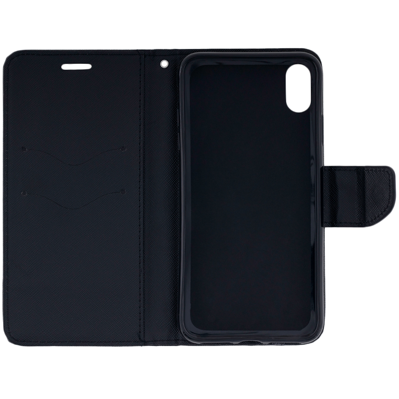 Husa iPhone XS Max Flip Negru MyFancy