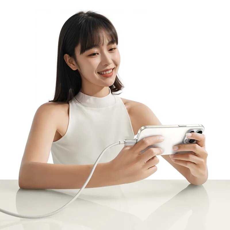 Cablu incarcare Type-C 100W Baseus, 1m, bej, P10378100G21-00