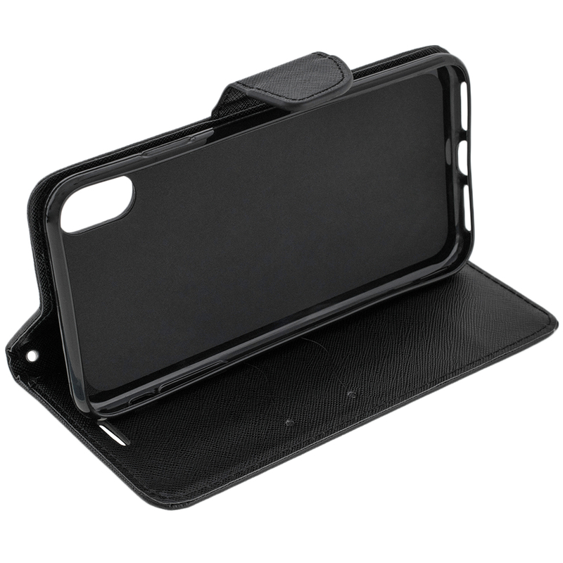 Husa iPhone XS Max Flip Negru MyFancy