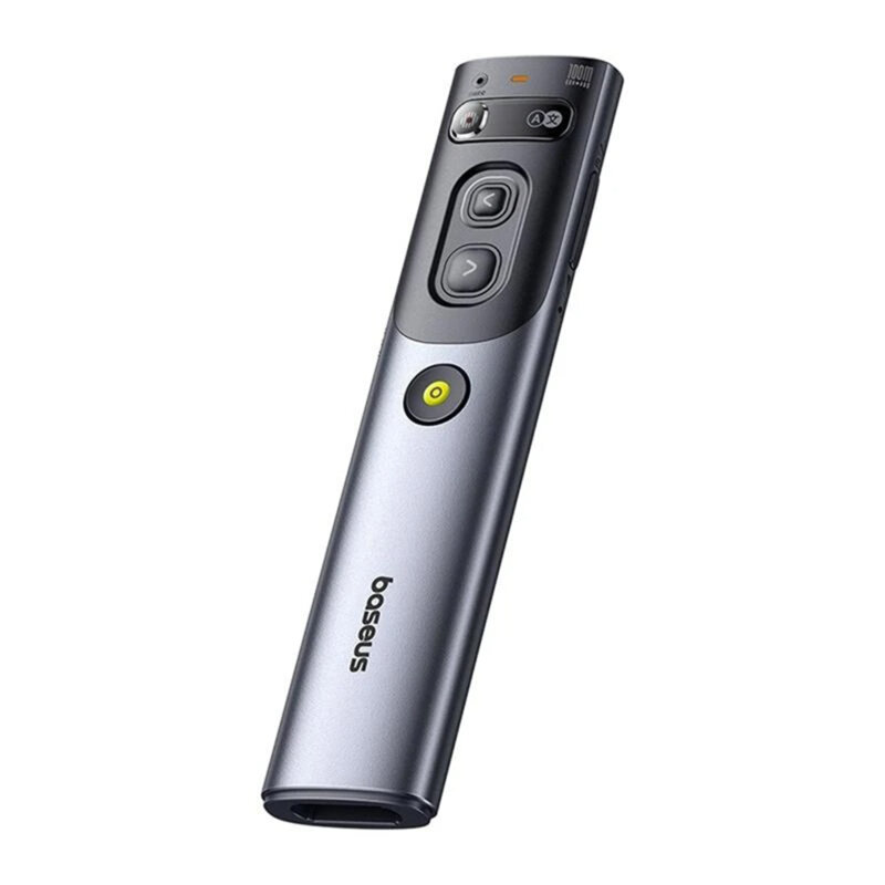 Telecomanda wireless pentru prezentare, Baseus, B00231700811-00, gri