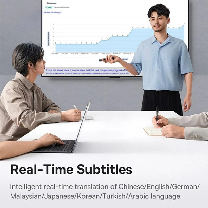 Telecomanda wireless pentru prezentare, Baseus, B00231700811-00, gri