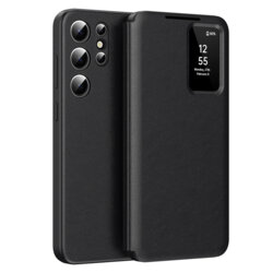 Husa tip carte Samsung Galaxy S23 Ultra SmartView Series, negru