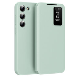 Husa tip carte Samsung Galaxy S23 Plus SmartView Series, verde