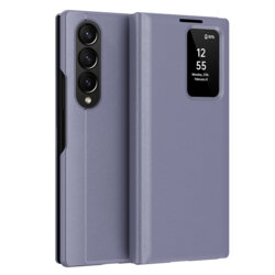 Husa tip carte Samsung Galaxy Z Fold4 SmartView Series, mov
