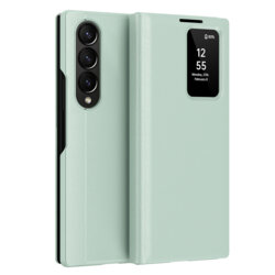 Husa tip carte Samsung Galaxy Z Fold4 SmartView Series, verde