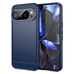 Husa Google Pixel 10 Techsuit Carbon Silicone, albastru
