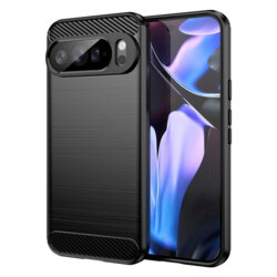 Husa Google Pixel 10 Pro XL Techsuit Carbon Silicone, negru