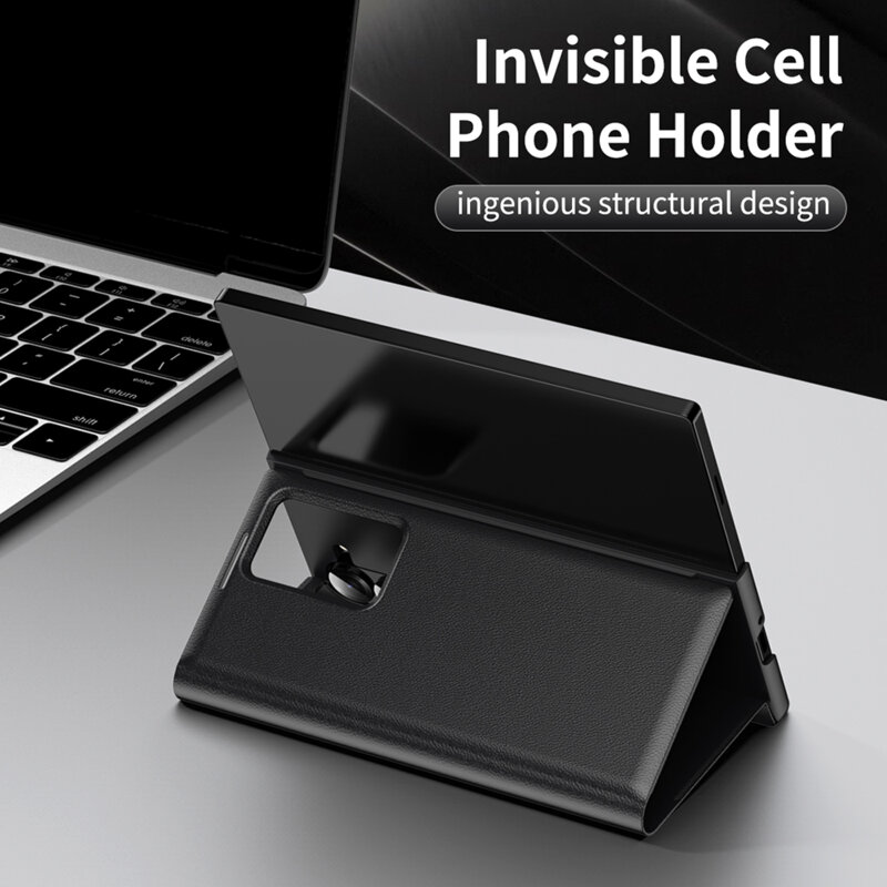 Husa tip carte Samsung Galaxy Z Fold6 SmartView Series, negru