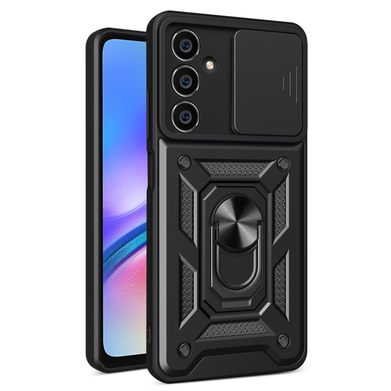 Husa Samsung Galaxy A05s protectie camera Techsuit CamShield Series, negru