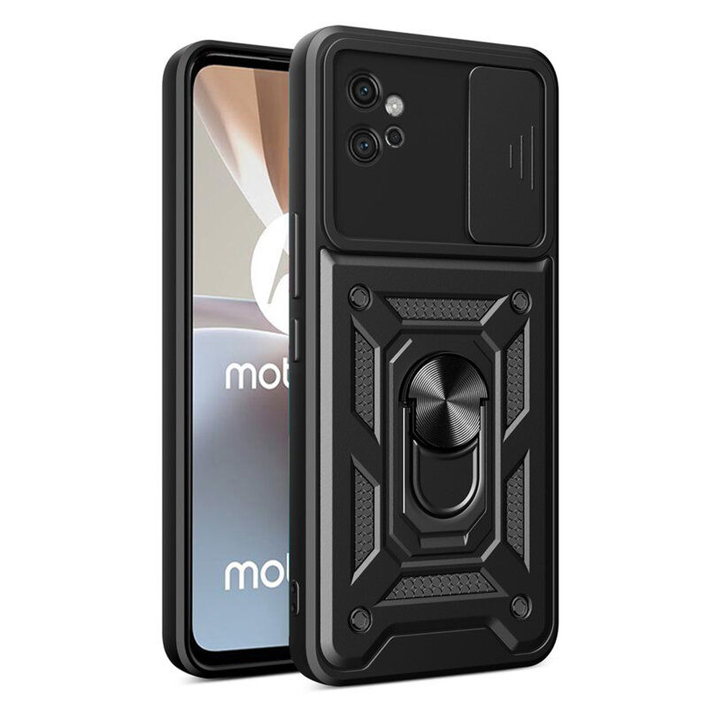 Husa Motorola Moto G32 protectie camera Techsuit CamShield Series, negru