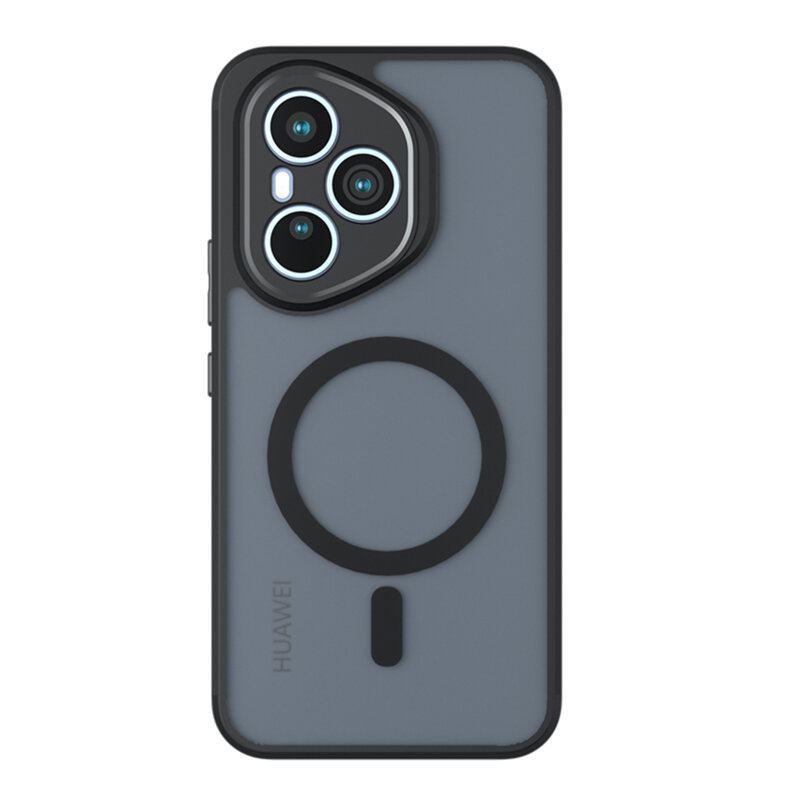 Husa Honor 400 Pro Techsuit PureFrost MagSafe, negru frost