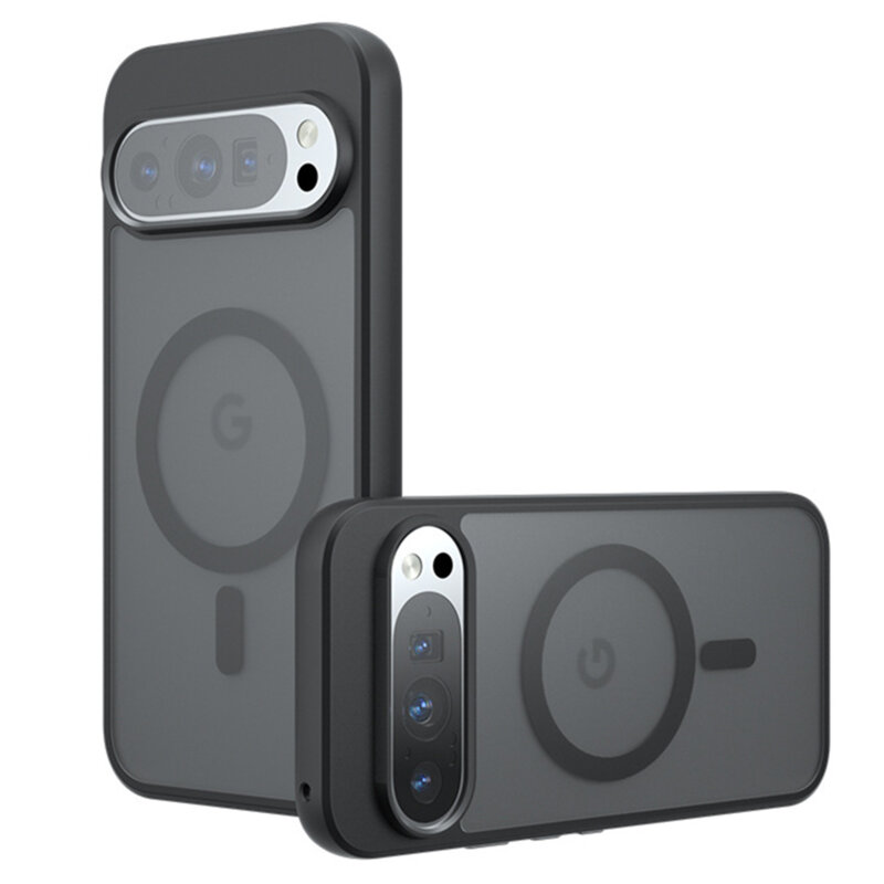 Husa Google Pixel 9 Pro Techsuit PureFrost MagSafe, negru frost