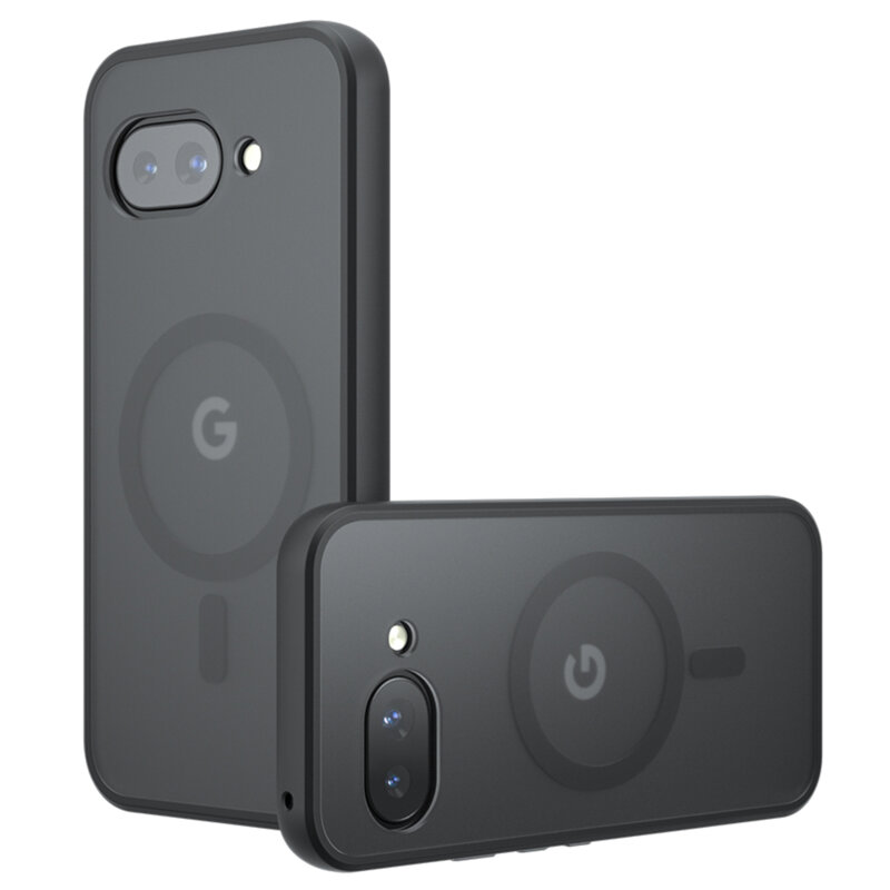 Husa Google Pixel 9a Techsuit PureFrost MagSafe, negru frost