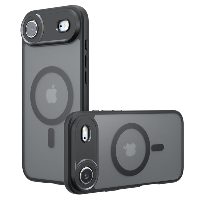 Husa iPhone 17 Air Techsuit PureFrost MagSafe, negru frost